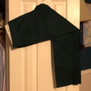 Forest green dress pants